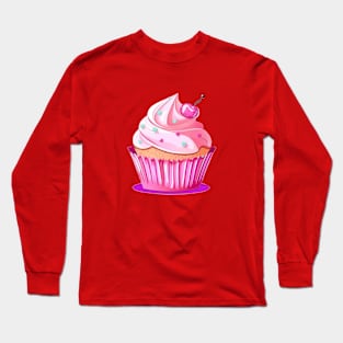 Cupcake Long Sleeve T-Shirt